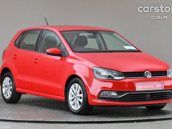 Volkswagen Polo Hatchback, Petrol, 2017, Red