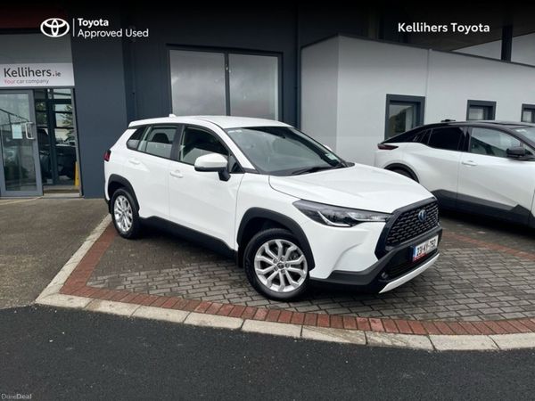 Toyota Corolla Cross Hatchback, Petrol Hybrid, 2023, White