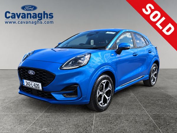 Ford Puma MPV, Petrol Hybrid, 2024, Blue