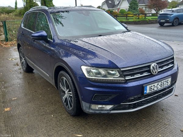 Volkswagen Tiguan SUV, Diesel, 2016, Blue