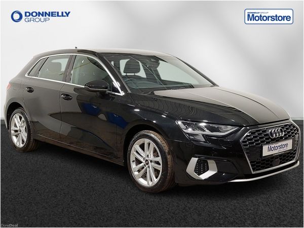 Audi A3 Hatchback, Petrol Hybrid, 2022, Black