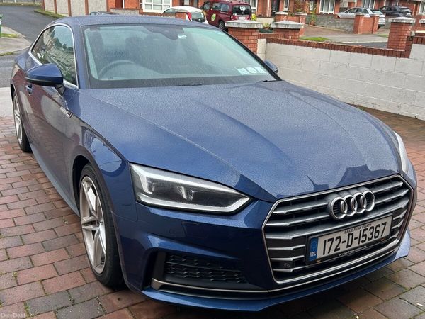 Audi A5 Coupe, Diesel, 2017, Blue