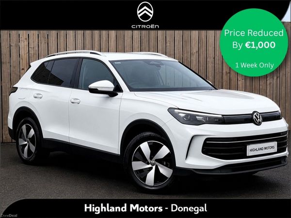 Volkswagen Tiguan SUV, Diesel, 2024, White