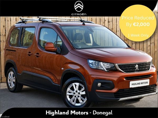 Peugeot Rifter MPV, Diesel, 2019, Gold