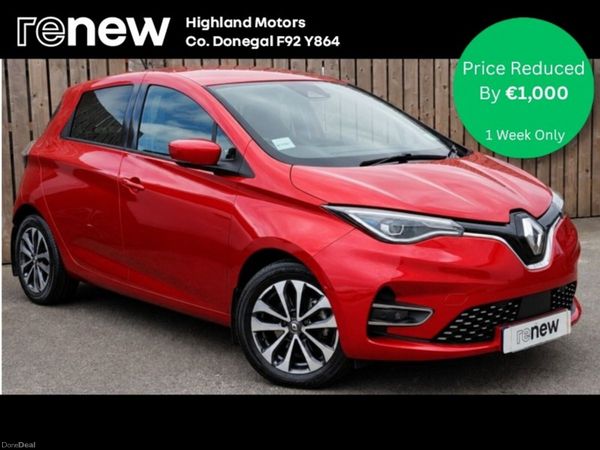 Renault Zoe Hatchback, Electric, 2022, Red