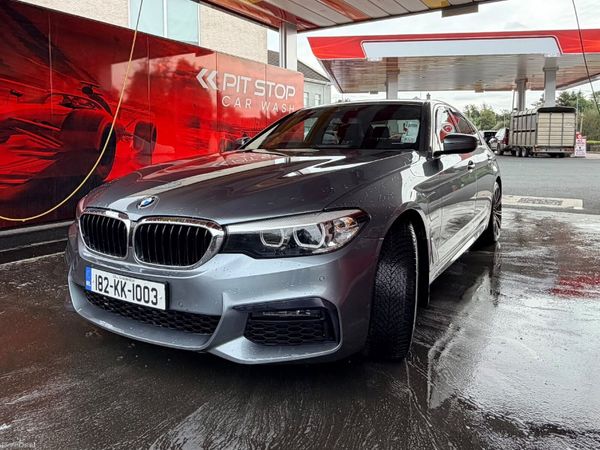 BMW 5-Series Saloon, Petrol Plug-in Hybrid, 2018, Blue