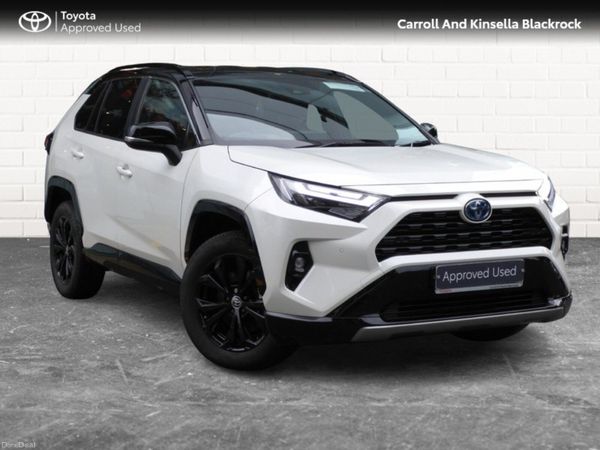 Toyota RAV4 SUV, Petrol Hybrid, 2021, White