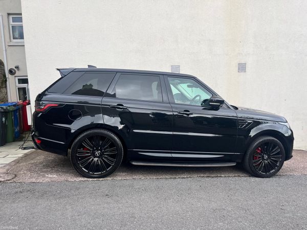 Land Rover Range Rover Sport SUV, Petrol Plug-in Hybrid, 2020, Black