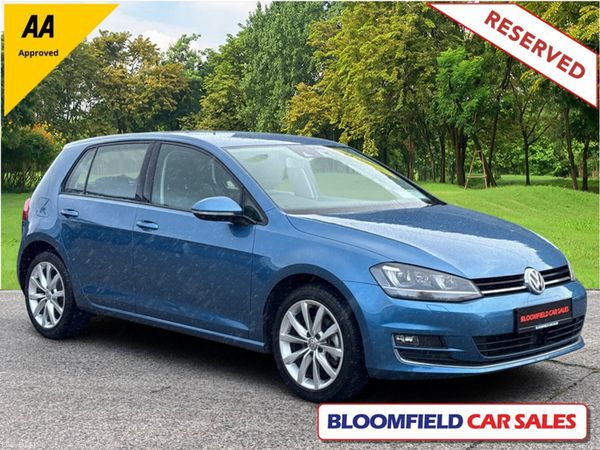 Volkswagen Golf Hatchback, Petrol, 2014, Blue
