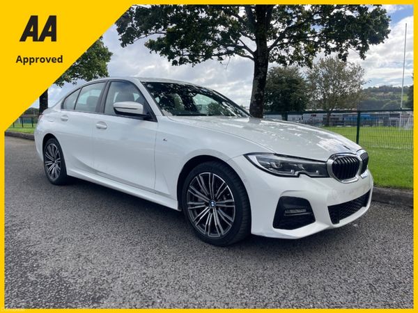 BMW 3-Series Saloon, Petrol Hybrid, 2021, White