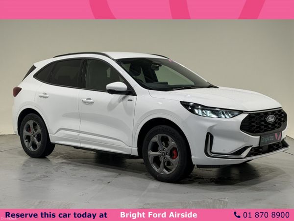 Ford Kuga SUV, Petrol Plug-in Hybrid, 2026, White