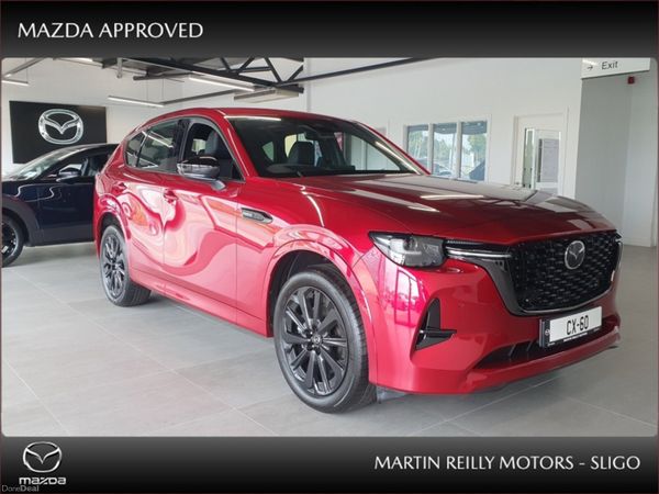 Mazda CX-60 SUV, Petrol Plug-in Hybrid, 2026, Red