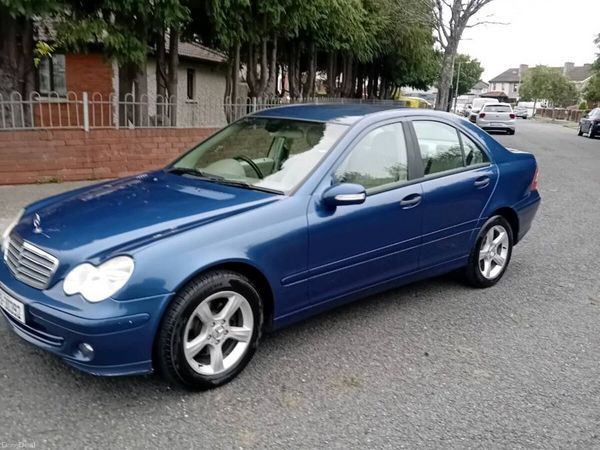 Mercedes-Benz C-Class Saloon, Petrol, 2007, Blue