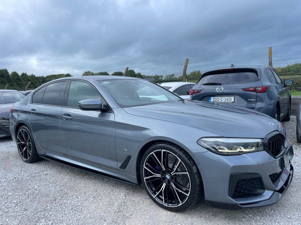 BMW 5-Series Saloon, Diesel, 2021, Blue