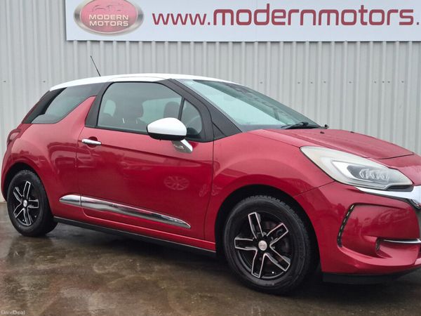 Citroen DS 3 Hatchback, Petrol, 2016, Red