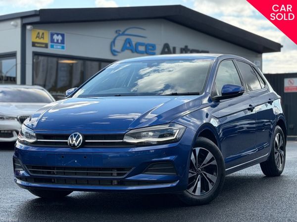 Volkswagen Polo Hatchback, Petrol, 2021, Blue