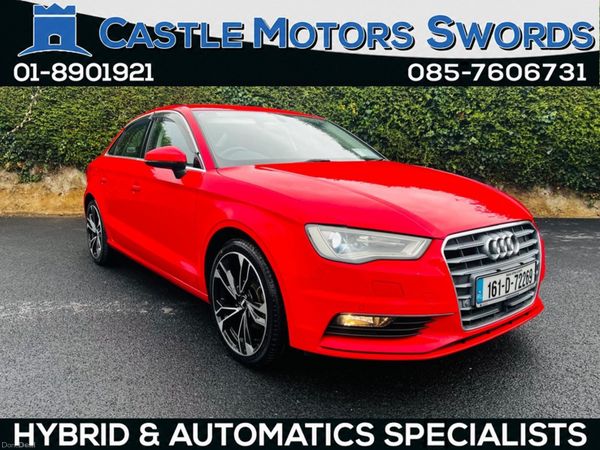 Audi A3 Saloon, Petrol, 2016, Red