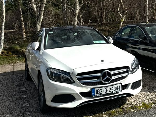 Mercedes-Benz C-Class Saloon, Petrol Plug-in Hybrid, 2018, White