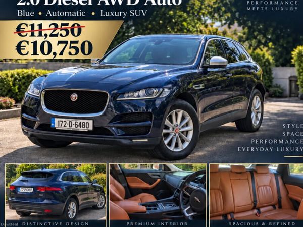 Jaguar F-Pace SUV, Diesel, 2017, Blue