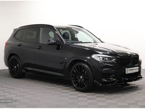 BMW X3 SUV, Diesel Hybrid, 2021, Black