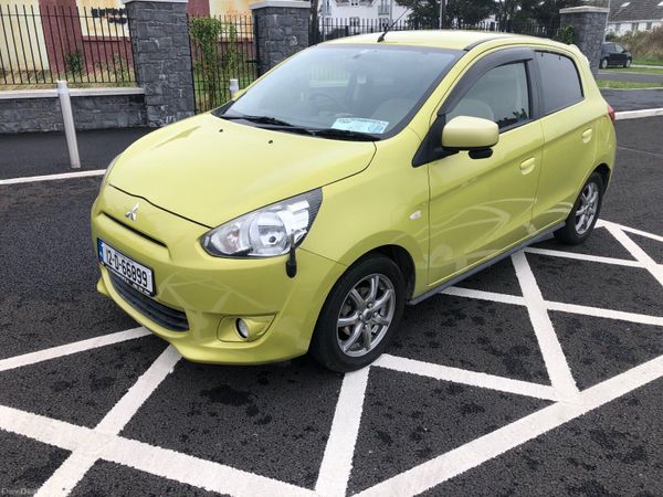 Mitsubishi Mirage Hatchback, Petrol, 2012, Yellow