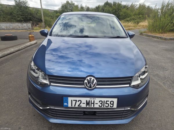 Volkswagen Polo Hatchback, Petrol, 2017, Blue