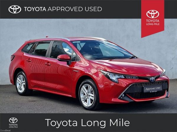 Toyota Corolla Estate, Petrol Hybrid, 2021, Red