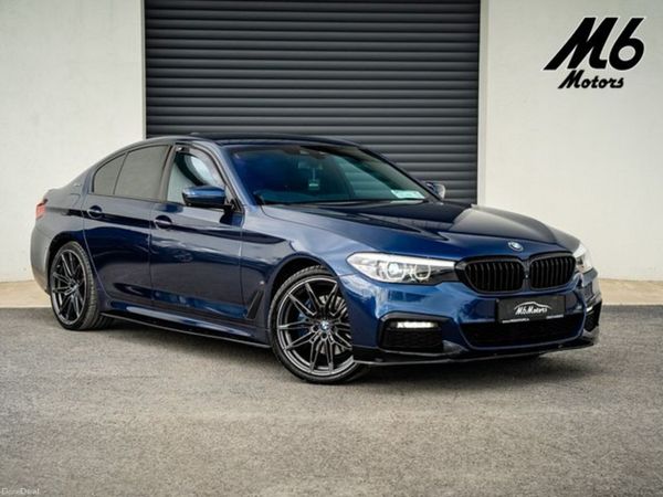 BMW 5-Series Saloon, Petrol Plug-in Hybrid, 2019, Blue