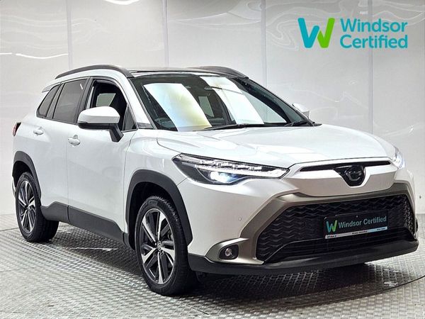 Toyota Corolla Cross SUV, Petrol Hybrid, 2024, White