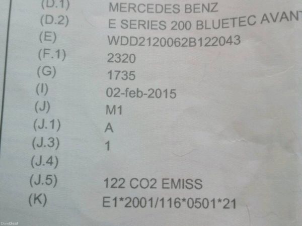 Mercedes-Benz E-Class Saloon, Diesel, 2015, Black
