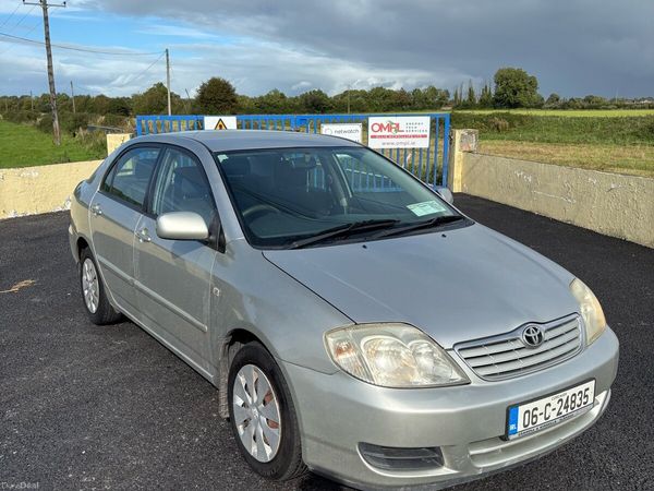 Toyota Corolla Saloon, Petrol, 2006, Silver