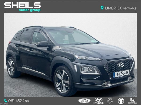 Hyundai KONA Hatchback, Petrol, 2019, Black