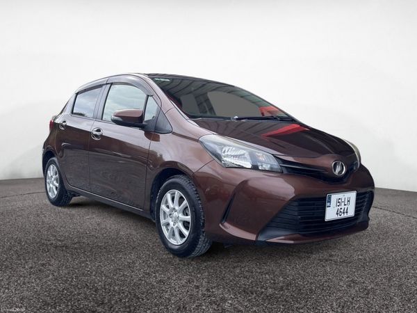 Toyota Vitz Hatchback, Petrol, 2015, Brown