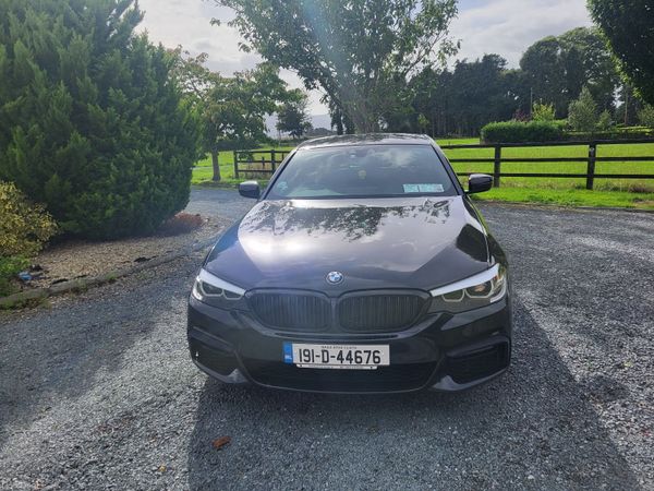 BMW 5-Series Saloon, Petrol Plug-in Hybrid, 2019, Black
