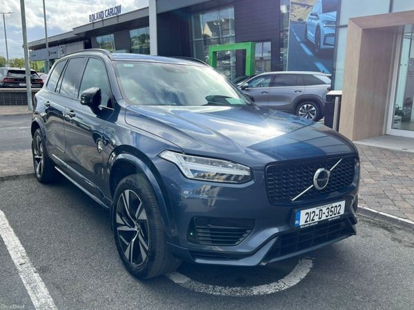 Volvo XC90 SUV, Petrol Plug-in Hybrid, 2021, Blue