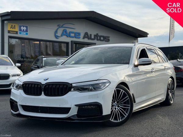 BMW 5-Series Estate, Diesel, 2018, White