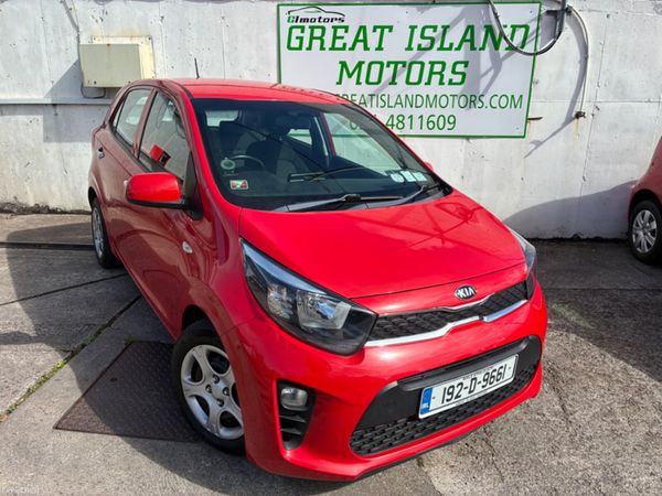 Kia Picanto Hatchback, Petrol, 2019, Red