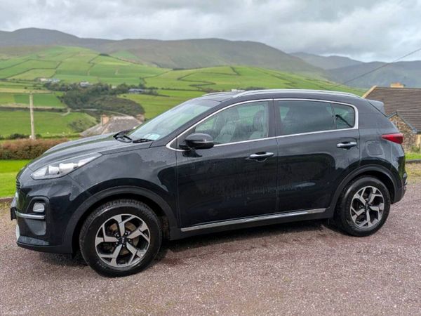 Kia Sportage SUV, Diesel Hybrid, 2021, Black
