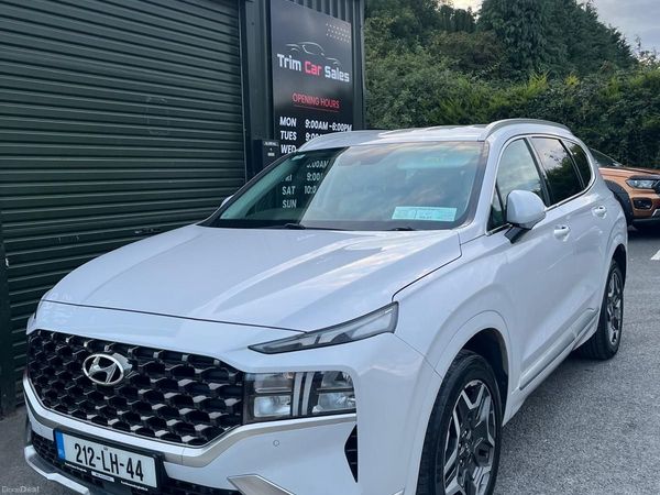Hyundai Santa Fe SUV, Petrol Plug-in Hybrid, 2021, White