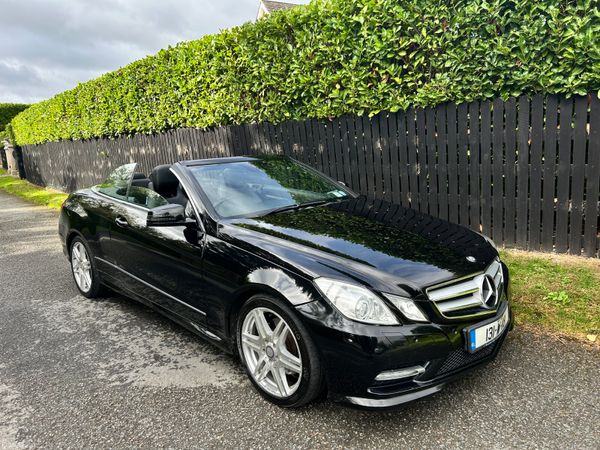 Mercedes-Benz E-Class Convertible, Diesel, 2013, Black