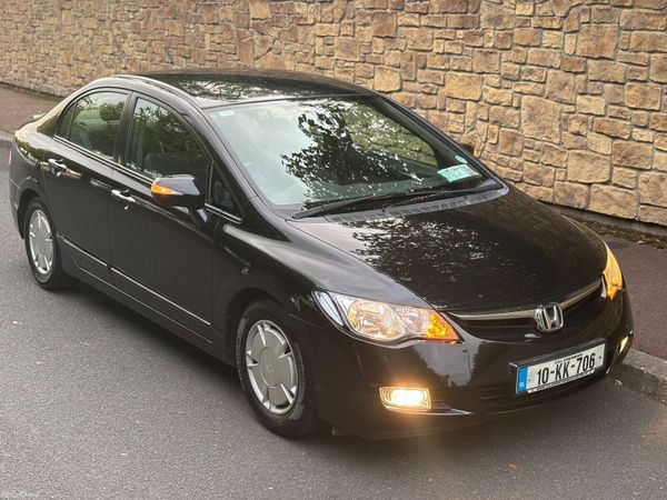 Honda Civic Saloon, Petrol Hybrid, 2010, Black