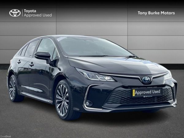 Toyota Corolla Saloon, Petrol Hybrid, 2023, Black