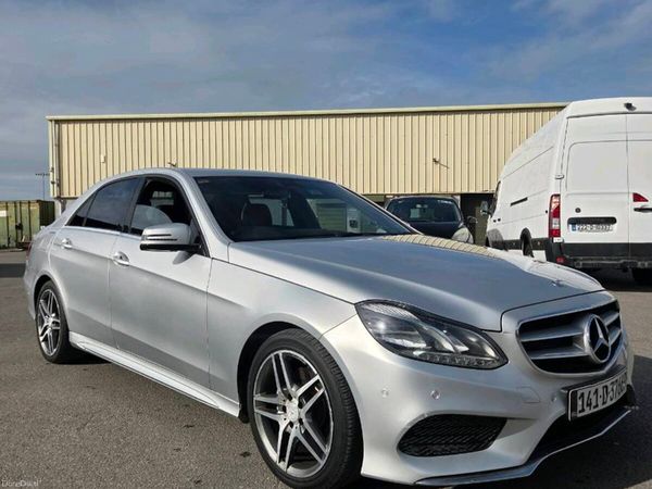 Mercedes-Benz E-Class Saloon, Diesel Hybrid, 2014, Silver