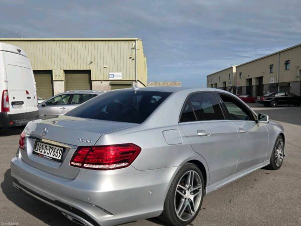 Mercedes-Benz E-Class Saloon, Diesel Hybrid, 2014, Silver