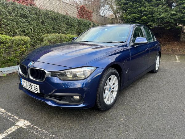BMW 3-Series Saloon, Petrol Plug-in Hybrid, 2017, Blue