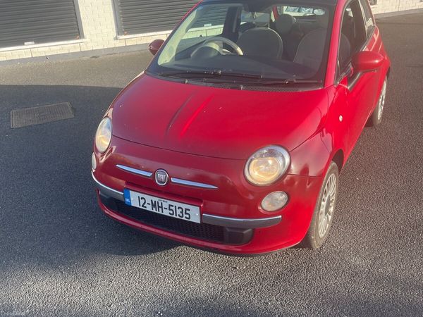 Fiat 500 Hatchback, Petrol, 2012, Red