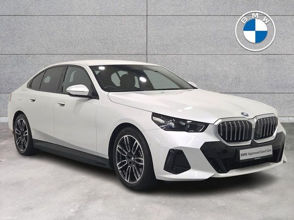 BMW 5-Series Saloon, Petrol Plug-in Hybrid, 2025, White