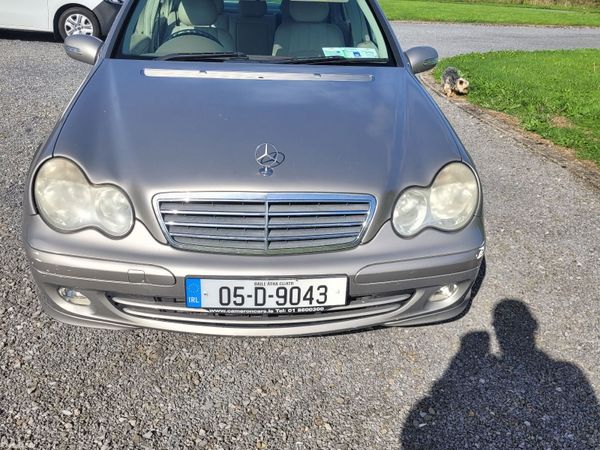 Mercedes-Benz C-Class Saloon, Petrol, 2005, Silver