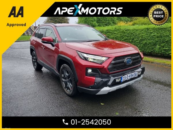 Toyota RAV4 SUV, Petrol Hybrid, 2023, Red