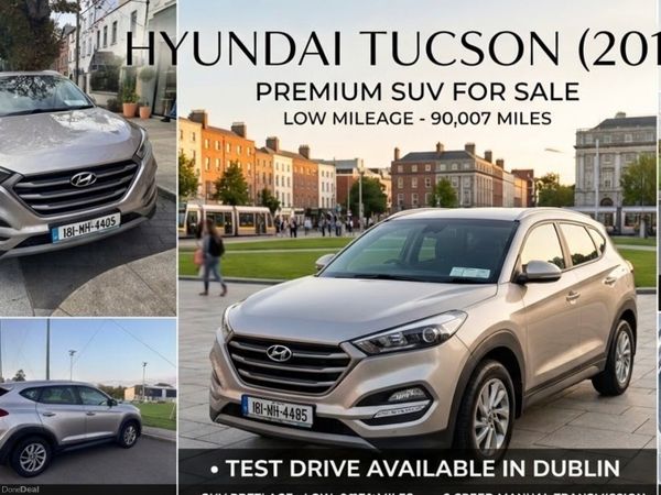 Hyundai Tucson Estate, Petrol, 2018, Beige
